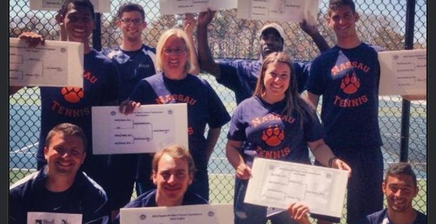 Picture of Nassau Cc Men's Tennis 2103 Region Xv Champions Custom T-Shirt Design Nassau Cc Men's Tennis 2103 Region Xv Champions T-Shirt Photo