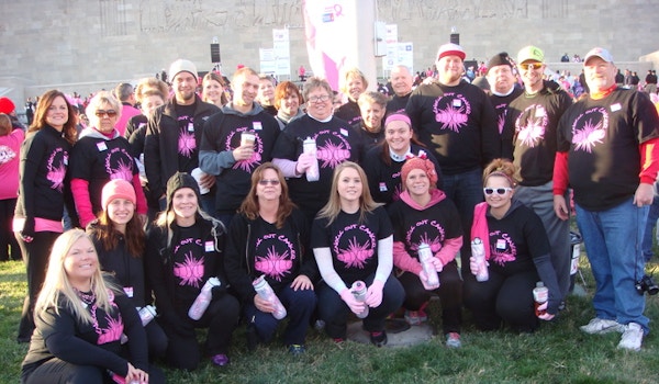 Part Of Out Team To Knock Out Cancer T-Shirt Photo