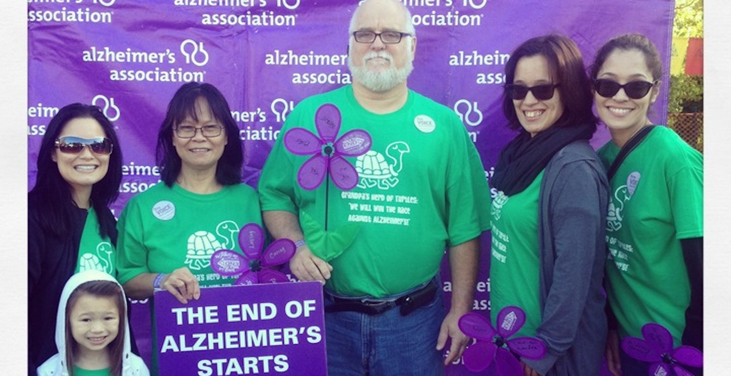 Grandpa's Herd Of Turtles At The Walk To End Alzheimer's On Oct.12, 2013 T-Shirt Photo