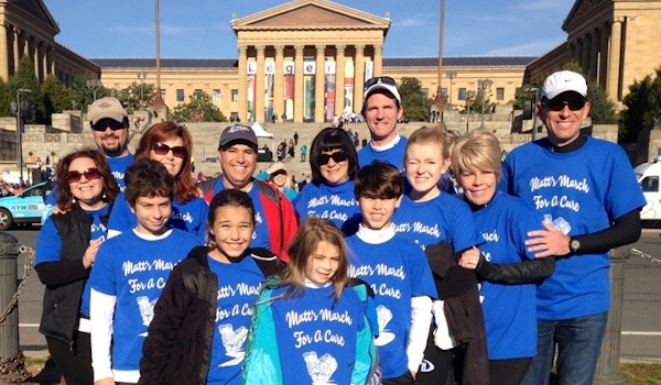 Picture of Matt's March For A Cure Team Custom T-Shirt Design Matt's March For A Cure Team T-Shirt Photo