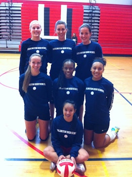 Burlington High School Volleyball Divas! T-Shirt Photo