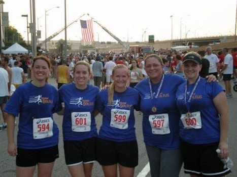 Team Soleus Runs The Arlington 9 11 Memorial 5k T-Shirt Photo