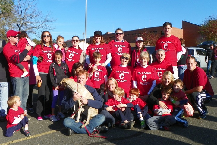 Jdrf Walk To Cure Diabetes: Up & Adam, Time To Find A Cure! T-Shirt Photo