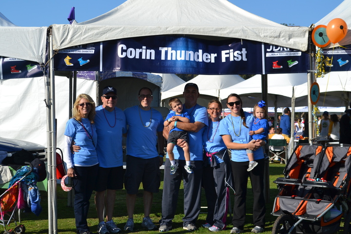 Juvenile Diabetes Research Foundation Walk 2013, Team Corin Thunderfist T-Shirt Photo