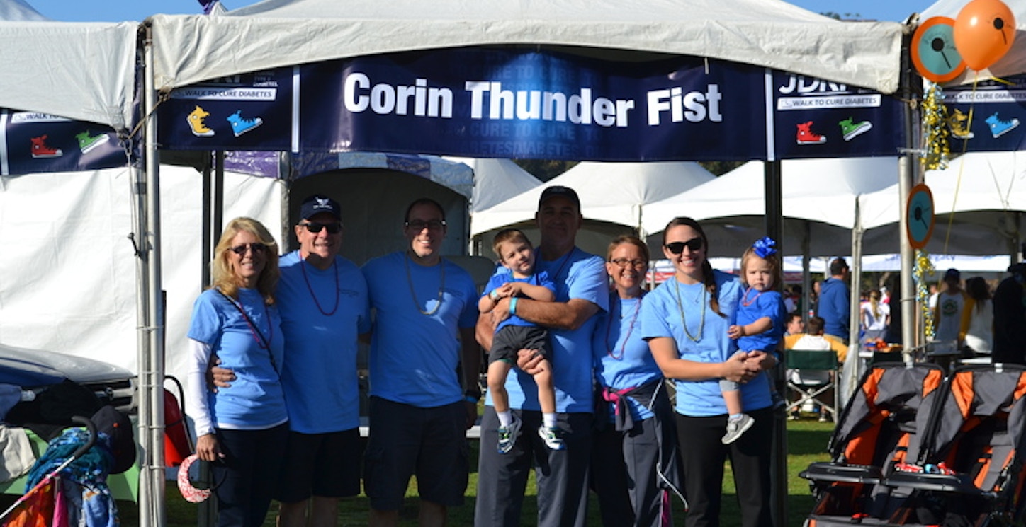 Juvenile Diabetes Research Foundation Walk 2013, Team Corin Thunderfist T-Shirt Photo