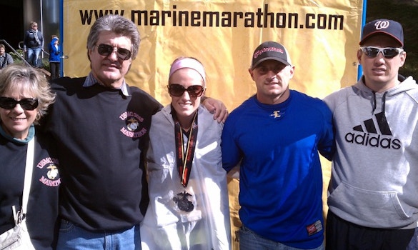 Team Alyson At The Marine Corp Marathon T-Shirt Photo