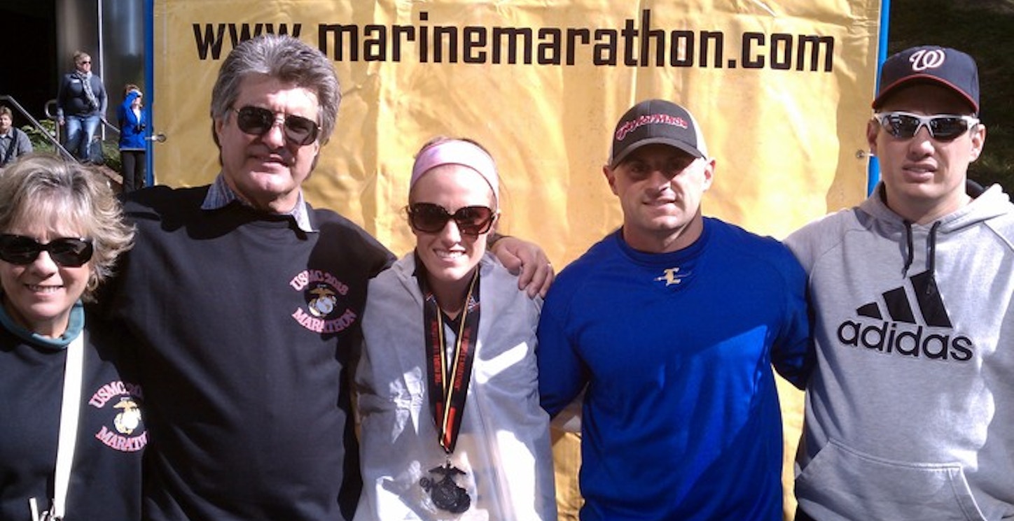 Team Alyson At The Marine Corp Marathon T-Shirt Photo