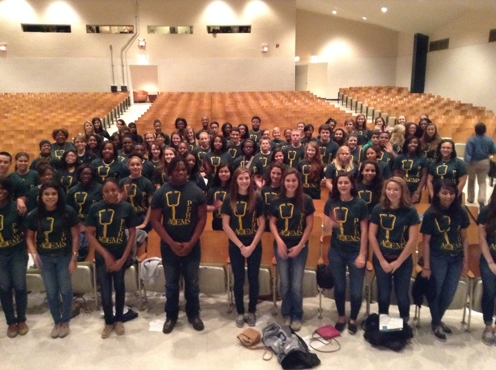 Future Health Care Workers From The Academy Of Emergency Medical Science T-Shirt Photo