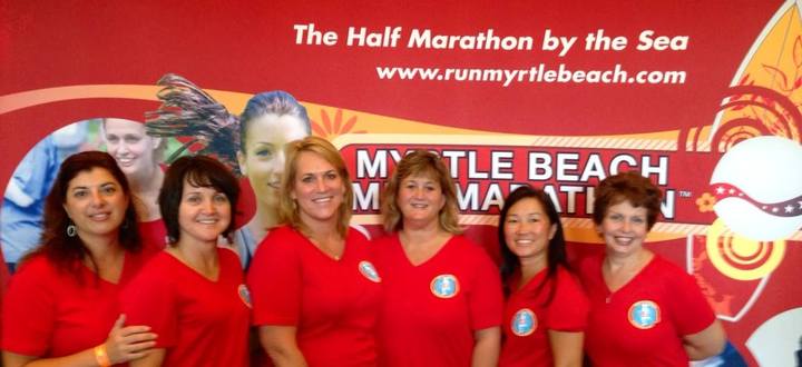 Beach Bound Running Mamas T-Shirt Photo