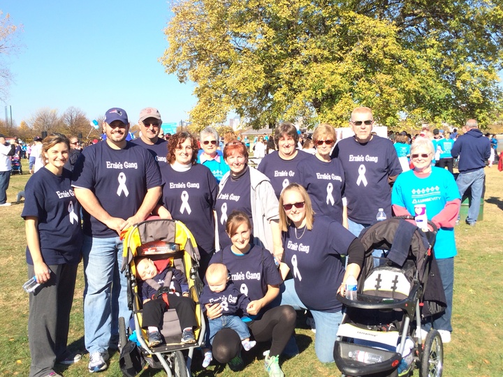 Lungevity Walk Boston  Ernie's Gang T-Shirt Photo