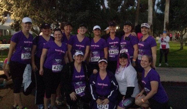 Purple Nurples At The Women's Half Marathon T-Shirt Photo