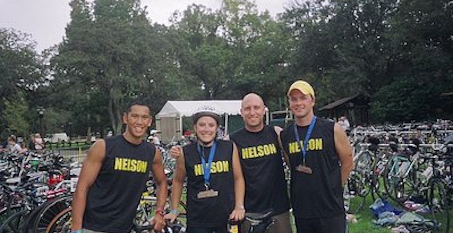 Team Nelson After The Disney Triathlon T-Shirt Photo