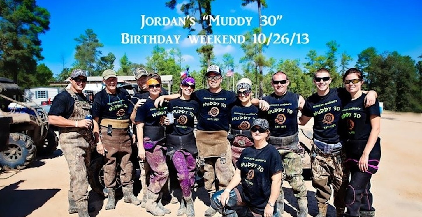 Picture of Jordan's Dirty/Muddy 30 Custom T-Shirt Design Jordan's Dirty/Muddy 30 T-Shirt Photo