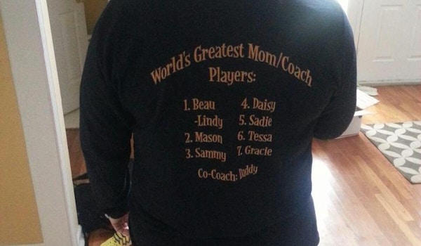 World's Greatest Mom/Coach T-Shirt Photo