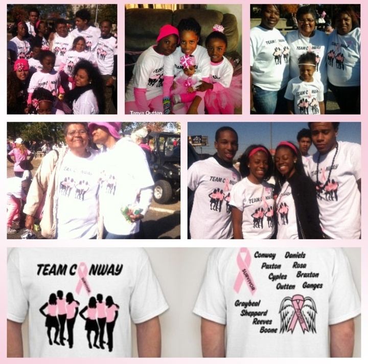 Honoring Our Survivors & Angels By Walking For The Cure T-Shirt Photo