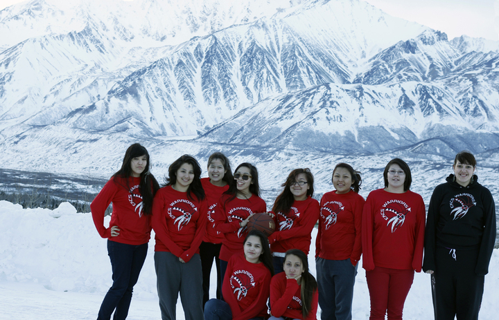 Fairbanks, Alaska Ekcs Warrior Basketball Team T-Shirt Photo
