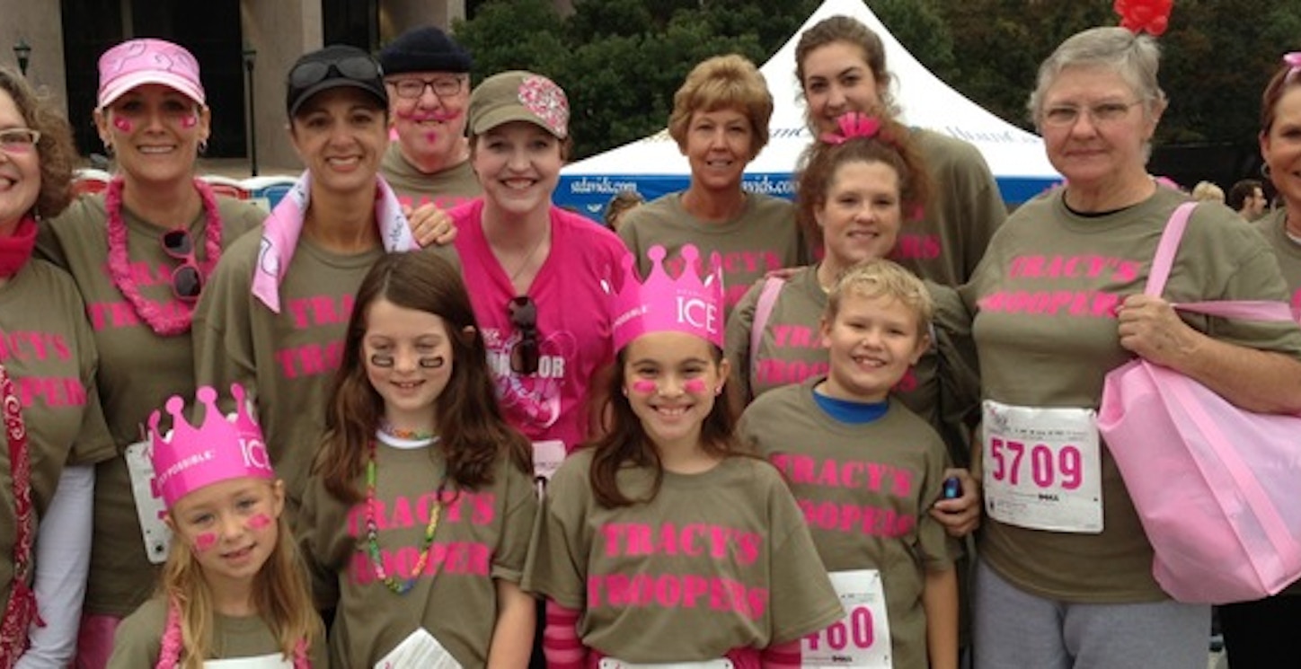 Tracy's Troopers Race For The Cure T-Shirt Photo