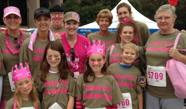 Tracy's Troopers Race For The Cure T-Shirt Photo