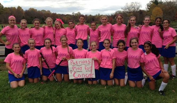 Independence Field Hockey Turns It Pink T-Shirt Photo
