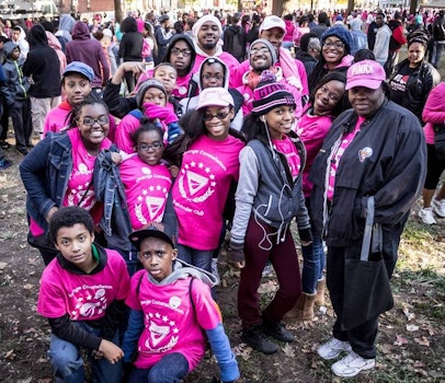 Pathfinders At The Making Strides Breast Cancer Walk T-Shirt Photo