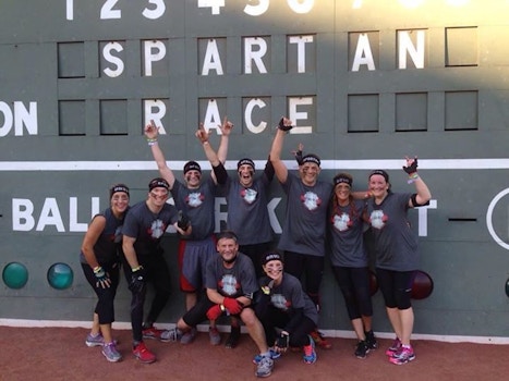 Team "Lift Free Or Die" At The Spartan Challenge T-Shirt Photo