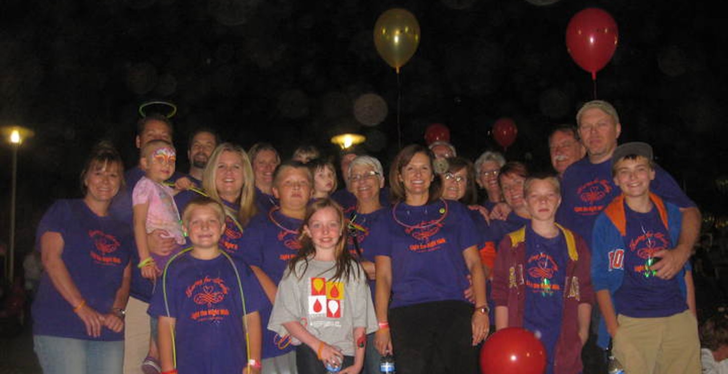 Picture of Fight Leukemia Light The Night Walk Custom T-Shirt Design Fight Leukemia Light The Night Walk T-Shirt Photo