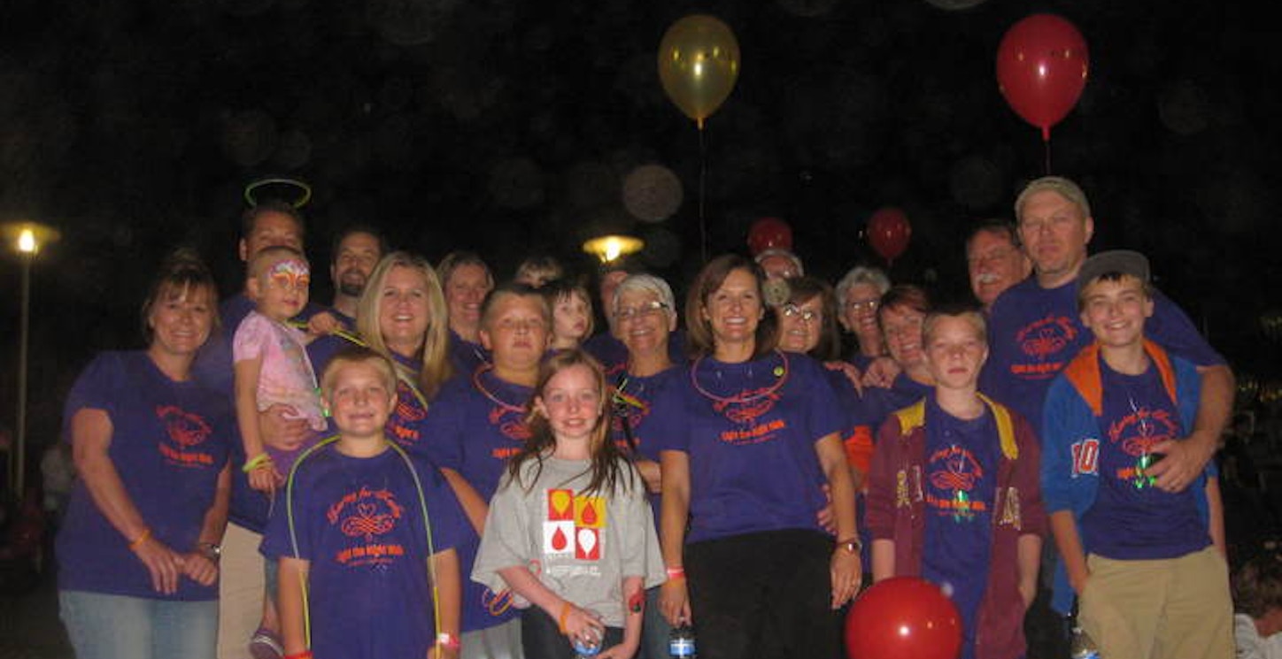 Fight Leukemia   Light The Night Walk T-Shirt Photo