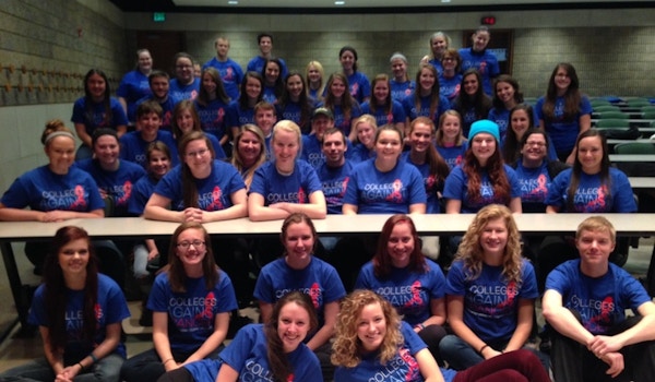 Grand Valley State University Colleges Against Cancer T-Shirt Photo