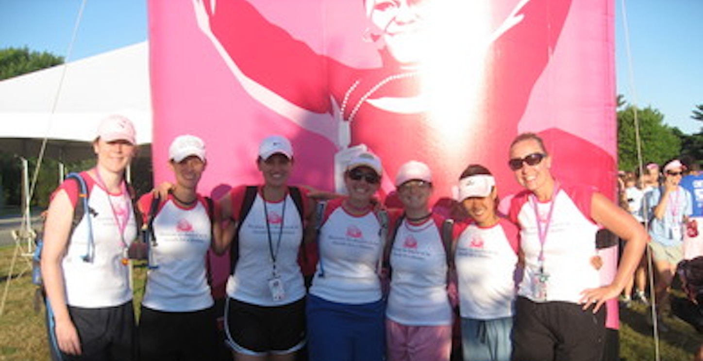 Picture of Boston Breast Cancer 3 Day Walk Custom T-Shirt Design Boston Breast Cancer 3 Day Walk T-Shirt Photo