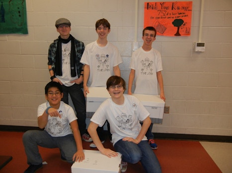 Competing At Ross Rambotics First Lego League Robotics Competition T-Shirt Photo
