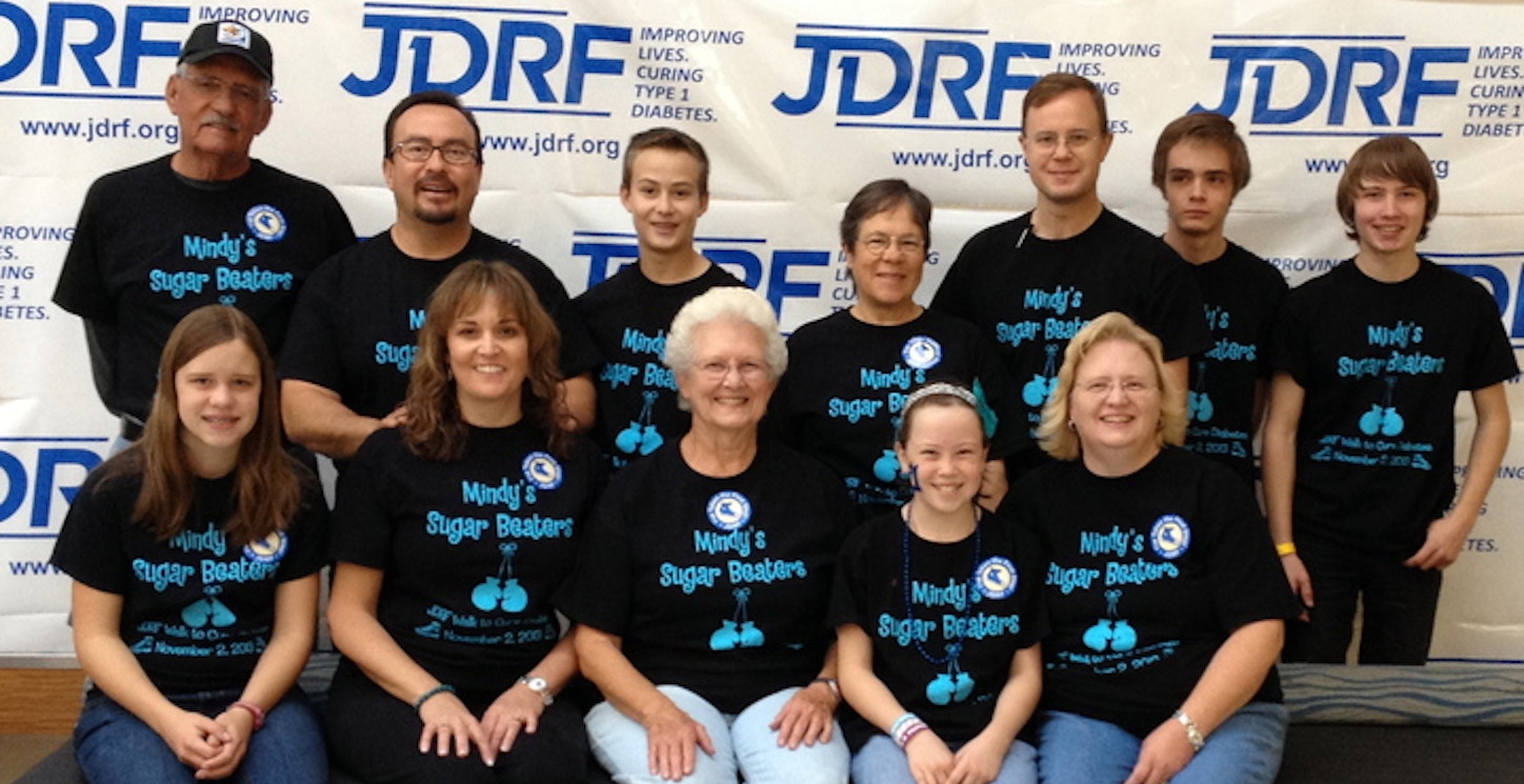 Jdrf Walk To Cure Diabetes T-Shirt Photo