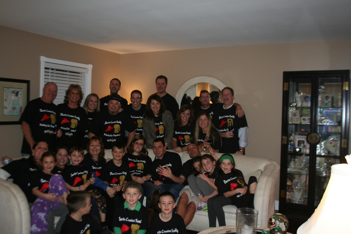 Martin Cousins Holiday Family Get Together T-Shirt Photo