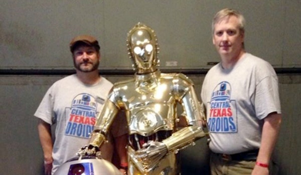 Central Texas Droids With R2 D2 And C 3 P0 T-Shirt Photo