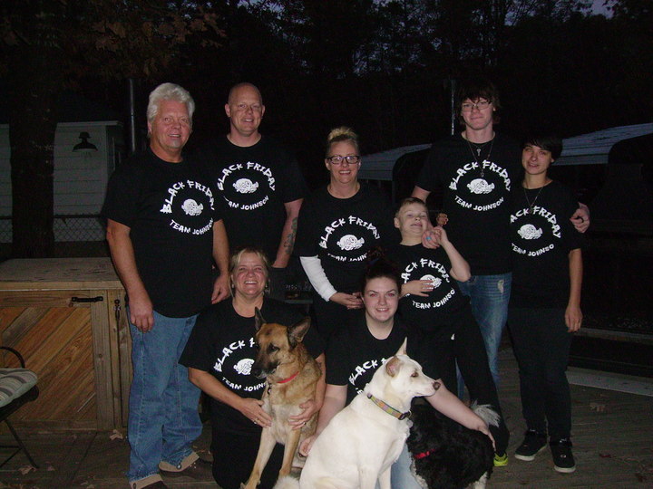 Black Friday Team Johnson T-Shirt Photo