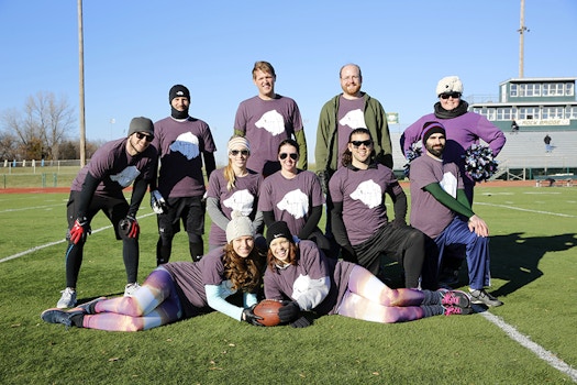 2013 Turkey Bowl   Team Purple Polar Bear! T-Shirt Photo