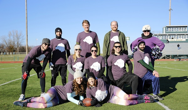 2013 Turkey Bowl   Team Purple Polar Bear! T-Shirt Photo