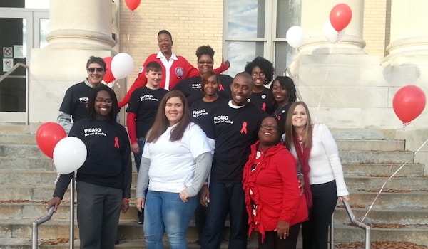 Picture of Pi Caso 2013 World Aids Day Event Custom T-Shirt Design Pi Caso 2013 World Aids Day Event T-Shirt Photo