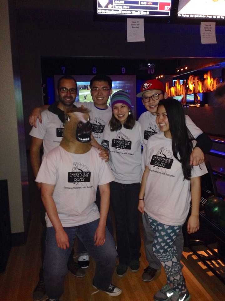 Turkey Porn Bowling Team T-Shirt Photo