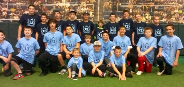 13th Birthday Wiffle Ball Team Picture T-Shirt Photo