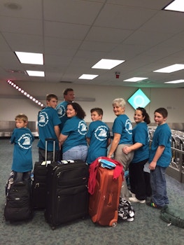 We're Ready To Show Off Our Custom Ink Tees To Everyone On Board! T-Shirt Photo