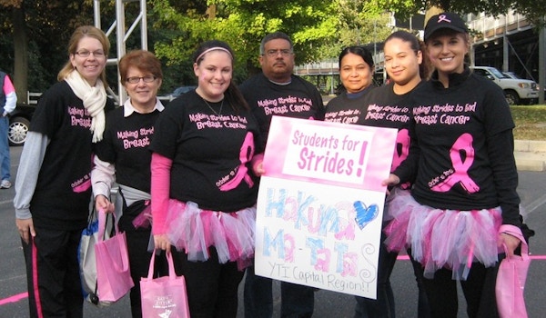 Making Strides Against Breast Cancer T-Shirt Photo