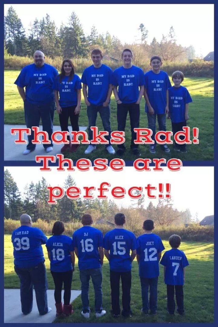 My Dad Is Rad T-Shirt Photo