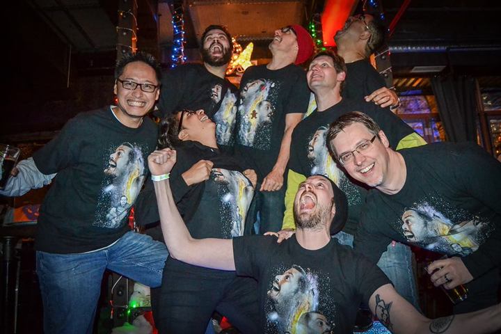 Billy Onaires On The Stairs T-Shirt Photo