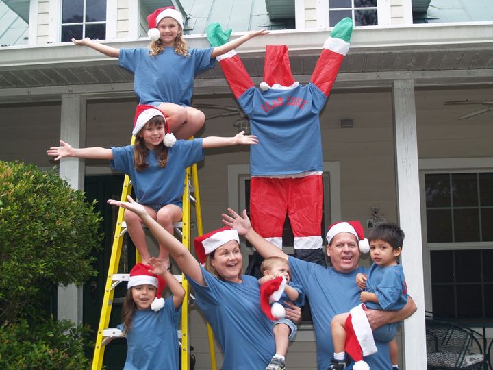 Team Luke Hanging With The 'Clause T-Shirt Photo