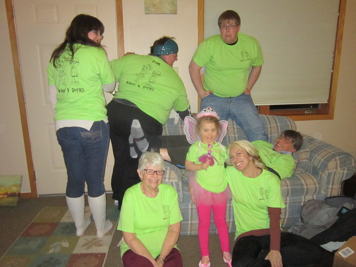 Babes And Dorks Goofing Around T-Shirt Photo