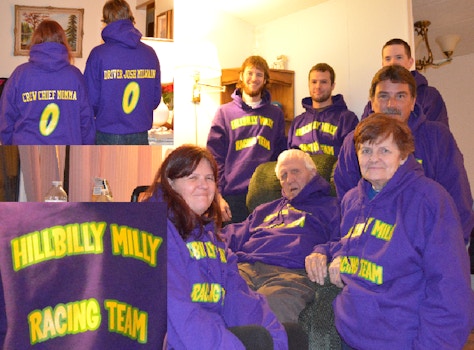 The Hillbilly Milly Racing Team Crew T-Shirt Photo
