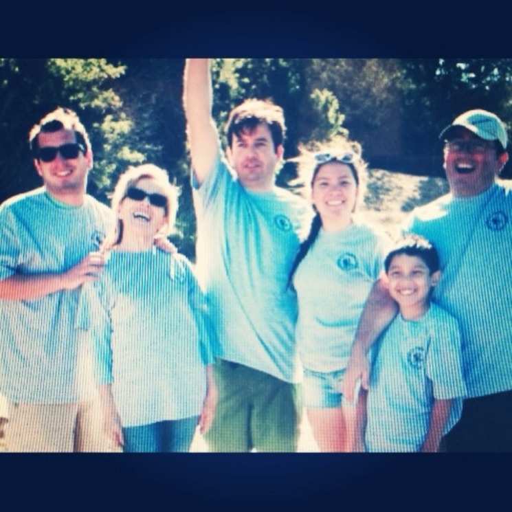 Happy Family Shot T-Shirt Photo