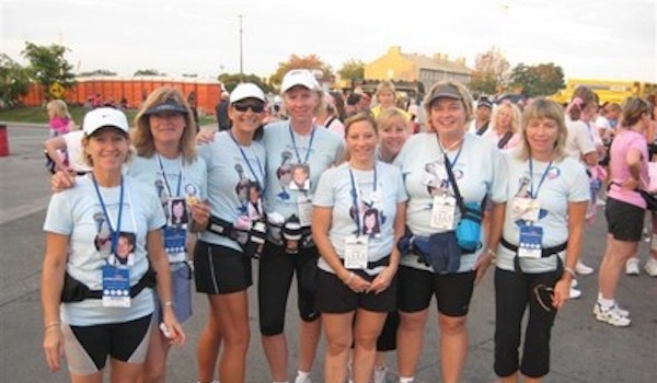 Picture of Walking To Find A Cure Custom T-Shirt Design Walking To Find A Cure T-Shirt Photo