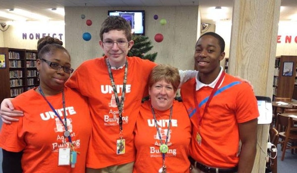 Picture of Bradwell Instituted United Against Bullying Custom T-Shirt Design Bradwell Instituted United Against Bullying T-Shirt Photo