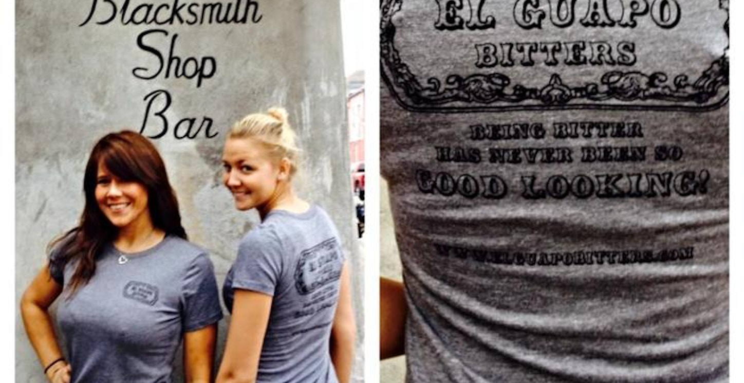A Couple Of El Guapo's Ladies In Front Of The Oldest Bar In New Orleans T-Shirt Photo